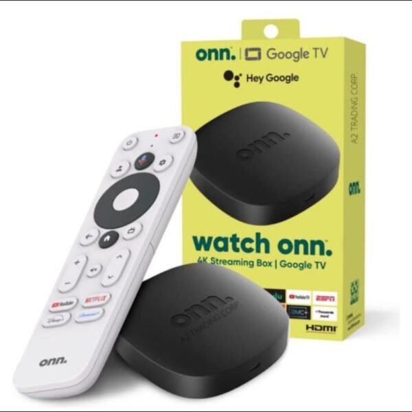 Tvbox Smart 4k Streaming Box 4k Google Tv Watch Onn. Color Negro
