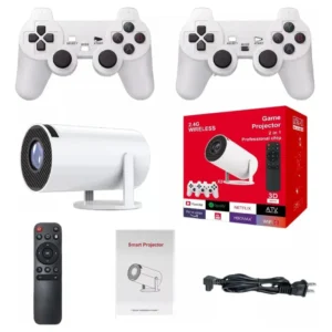 Combo Proyector Profesional 2 En 1 Con Juegos Y Controles Y3