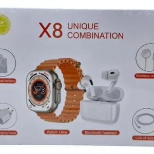 Reloj Smartwatch Ultra Audifonos Inalambricos 8 Accesorios